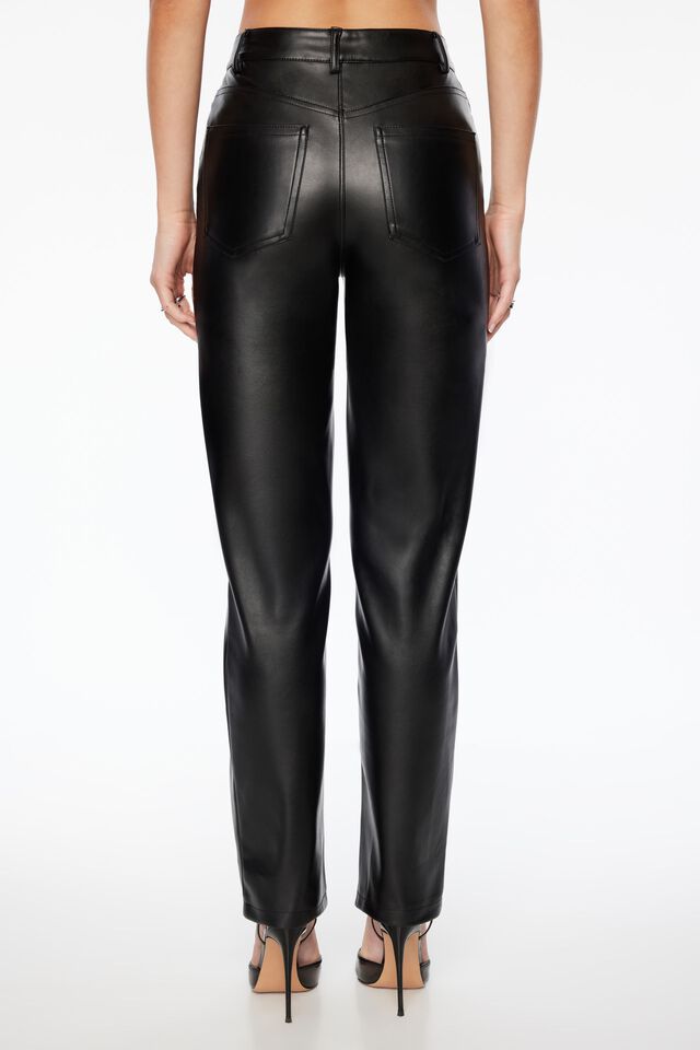 Pre Loved, Dynamite, Faux Leather Straight Leg Pant