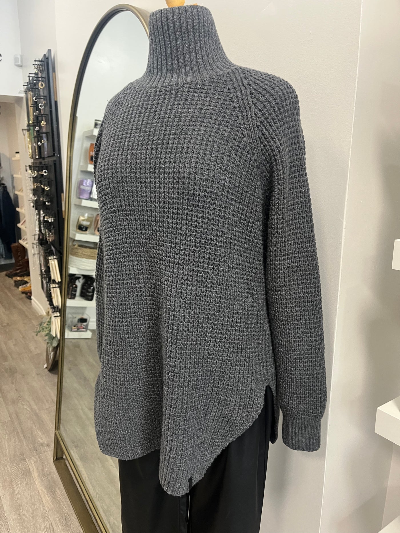 Pre-Loved, Roots Waffle Knit Turtleneck