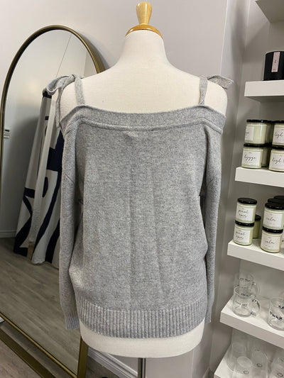 Pre Loved, RW & Co Bow Shoulder Sweater
