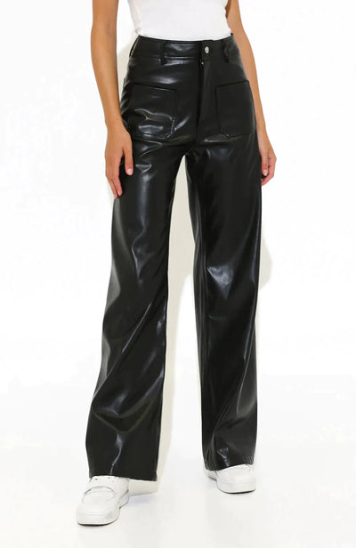 Pre-Loved, Madison the Label, Barwon Vegan Leather Pants (New with Tags)