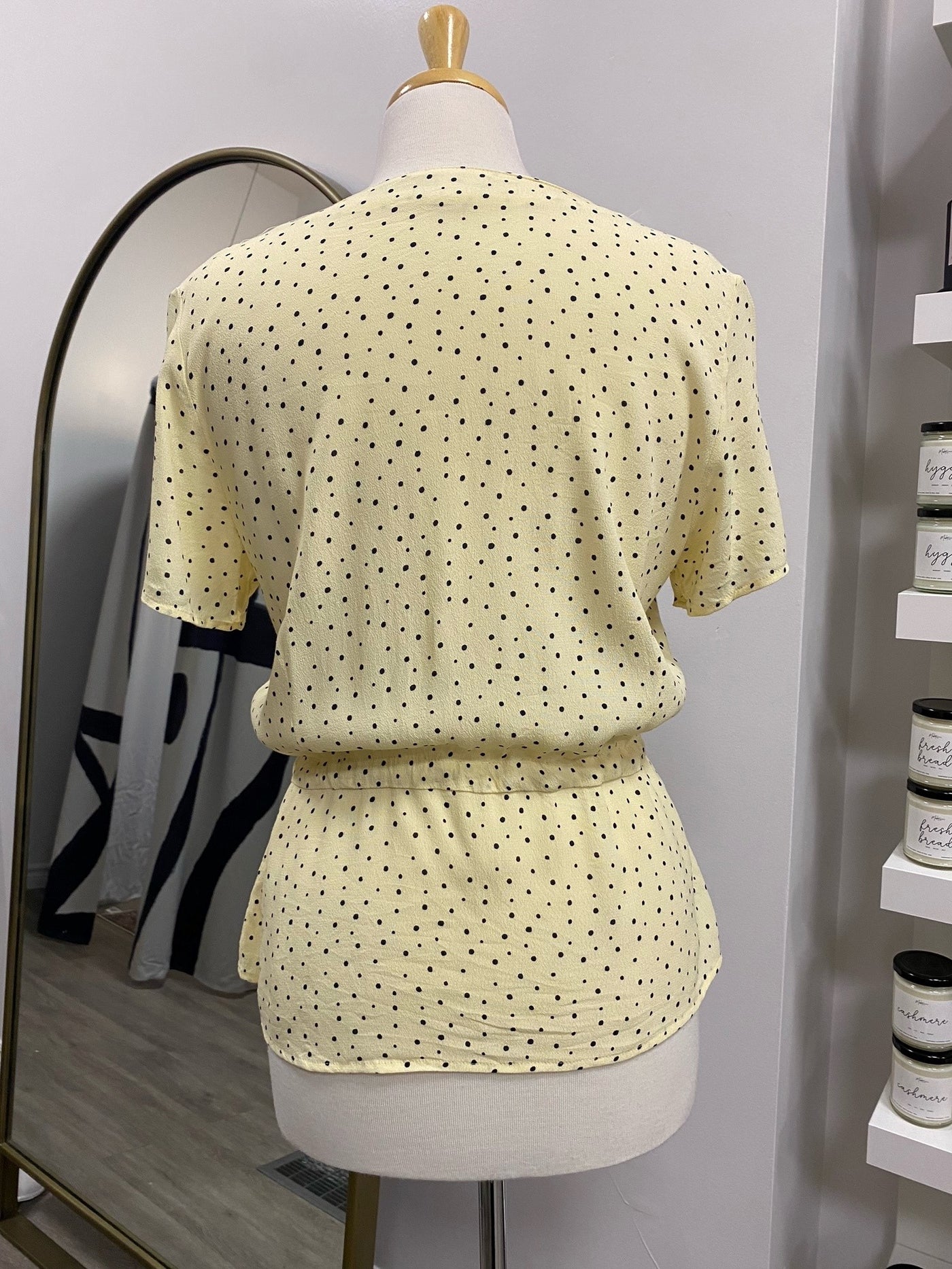 Pre-Loved, Frank and Oak, Dotted Blouse