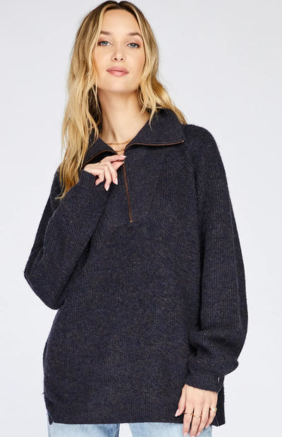 Navy pullover sweater