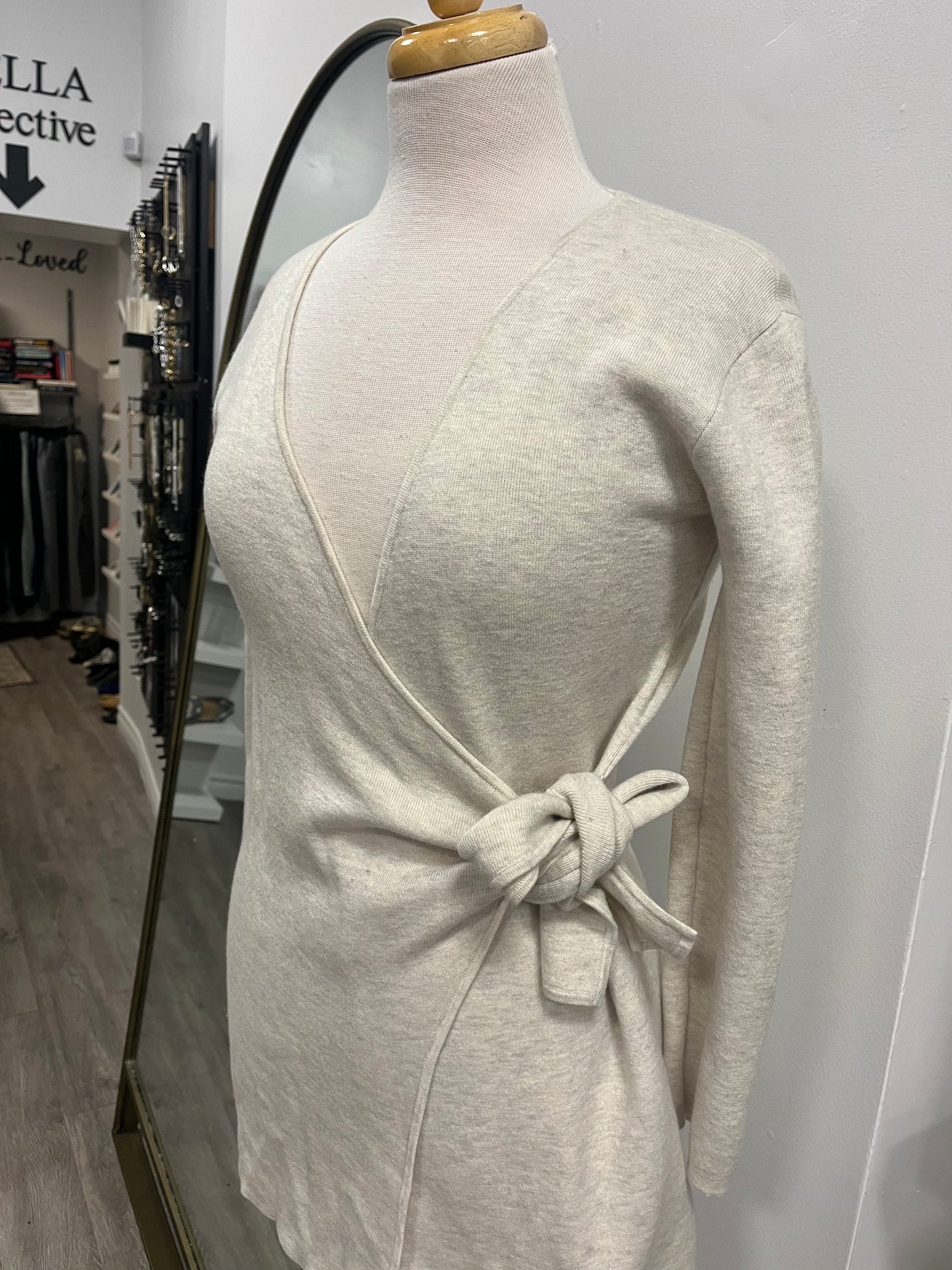 Pre-Loved, Babaton Wrap Front Sweater
