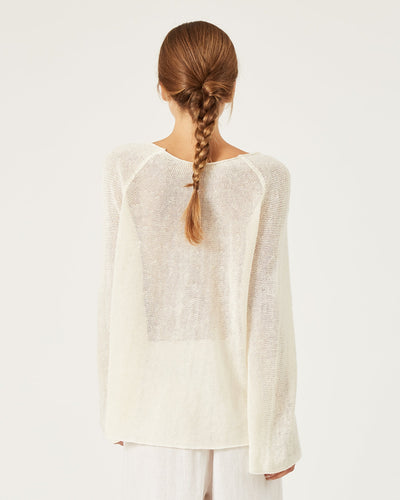 Naif, Daliah Sweater, Linen, Ivory