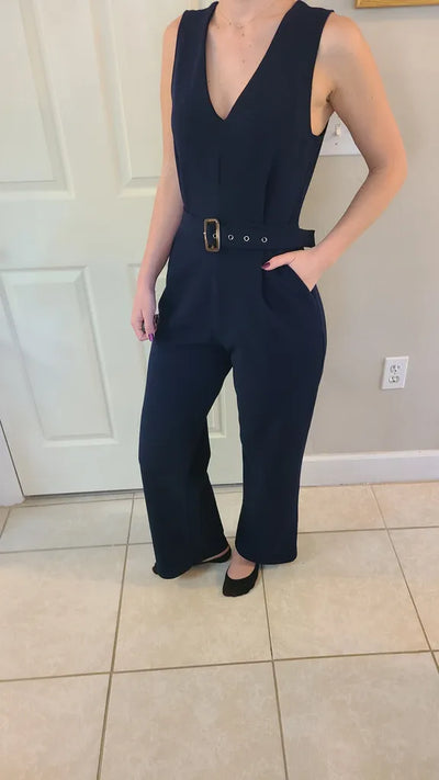 Pre Loved, Bishop & Young, Navy Jumpsuit, New with tags