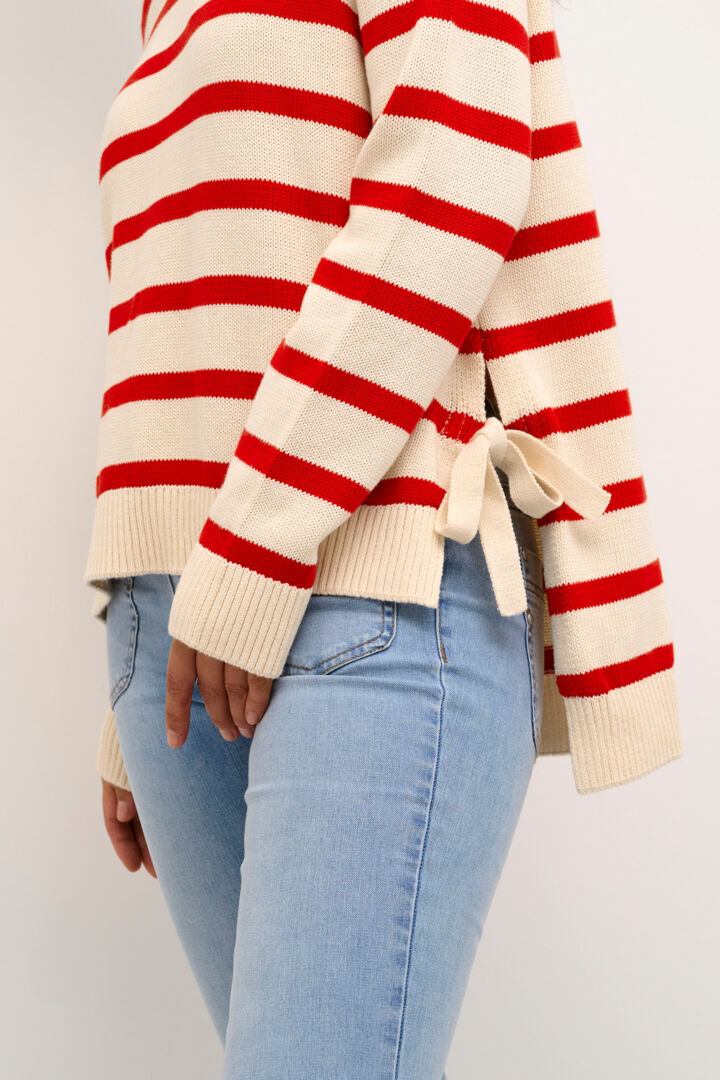 Culture, Bitta Pullover, Red Stripe