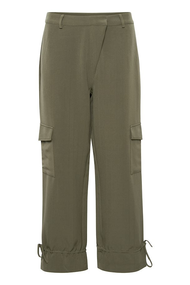 Pre-Loved Culture, Cumin Cargo Trousers, New with tags