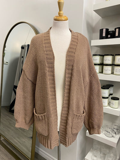Pre-Loved American Eagle Knit Cardigan, Light Brown