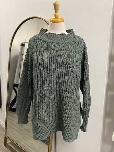 Pre Loved, Aerie Knit Pullover, Green