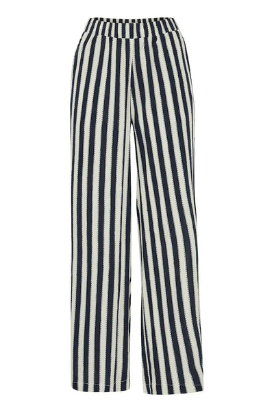 Ichi, Marrakech Striped Pants, Total Eclipse Stripe