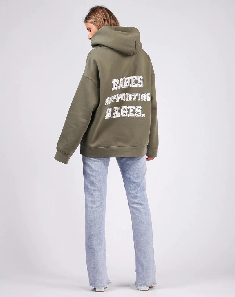 Pre-Loved, Brunette, Babes supporting Babes Big Sister Hoodie