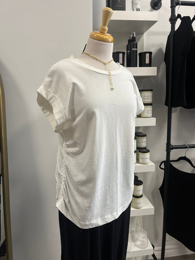 Pre-Loved B. Young, Sallia T-Shirt, Off White