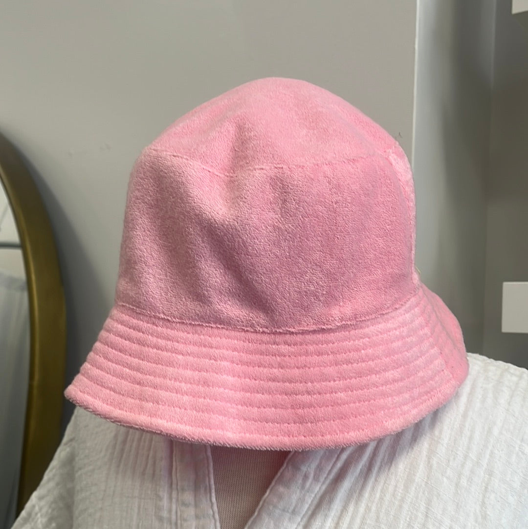 Pre-Loved, Joe Fresh Terry Bucket Hat Pink (From Remi's Closet