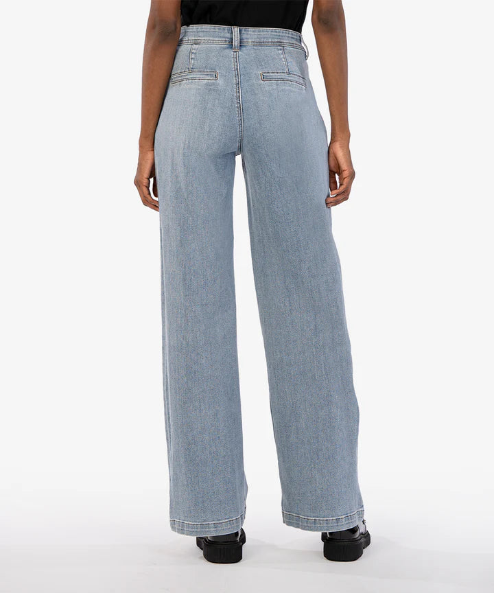 Kut From the Kloth, Jean High Rise Wide Leg Denim,  Note Wash