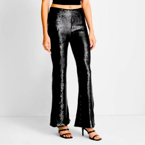 Pre-Loved, Future Collective Sequin Flare Trousers