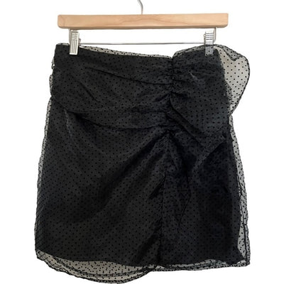 Pre Loved, Top Shop Black Polka Dot Tulle Skirt