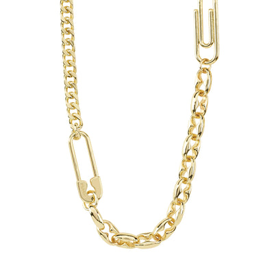 Pace Recycled Chain Necklace, in Gold
