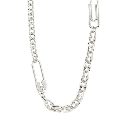 Pace Recycled Chain Necklace, in Silver