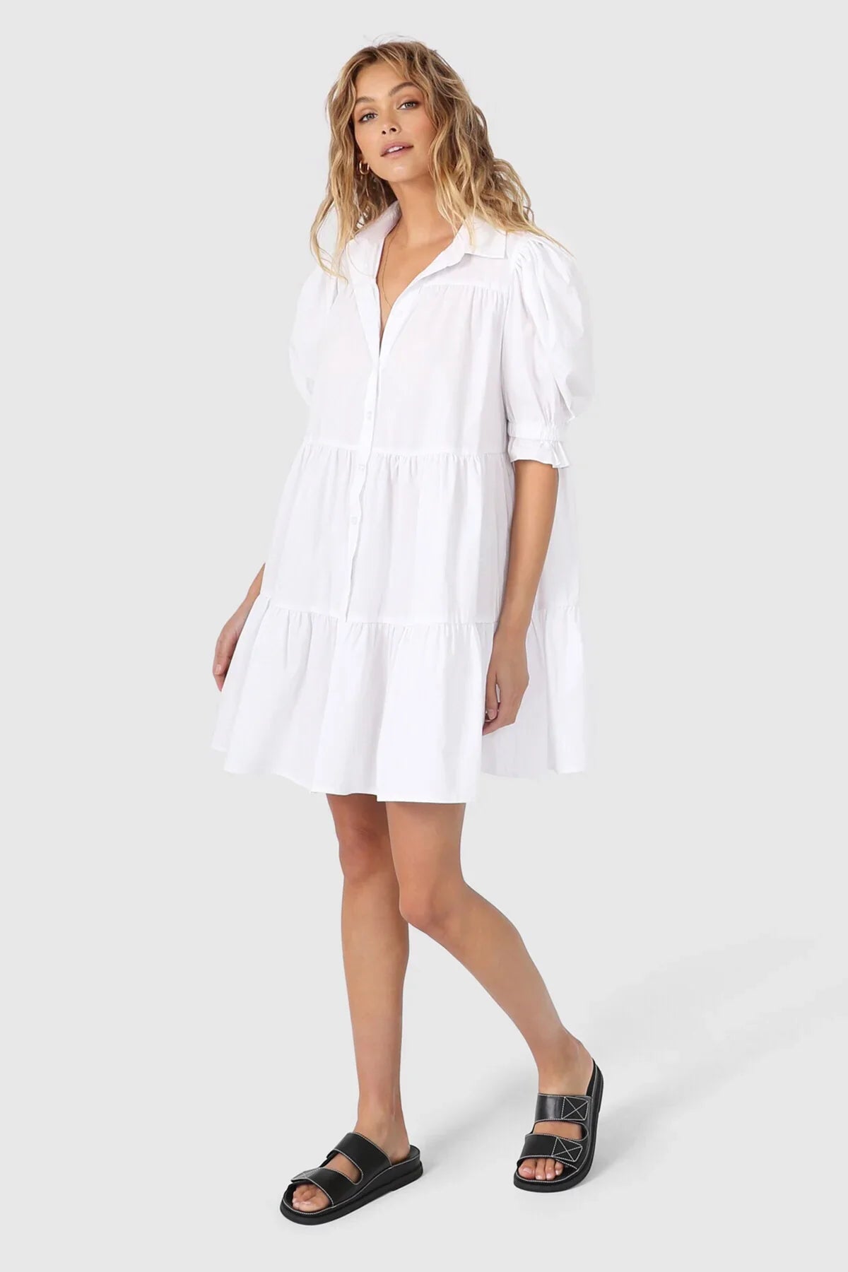 Pre-Loved, Madison The Label Cecile Dress White