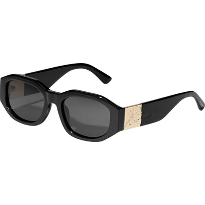 Pilgrim Zayn Sunglasses, Black & Gold