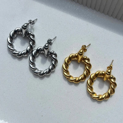 Rae Waterproof Earrings, Gold