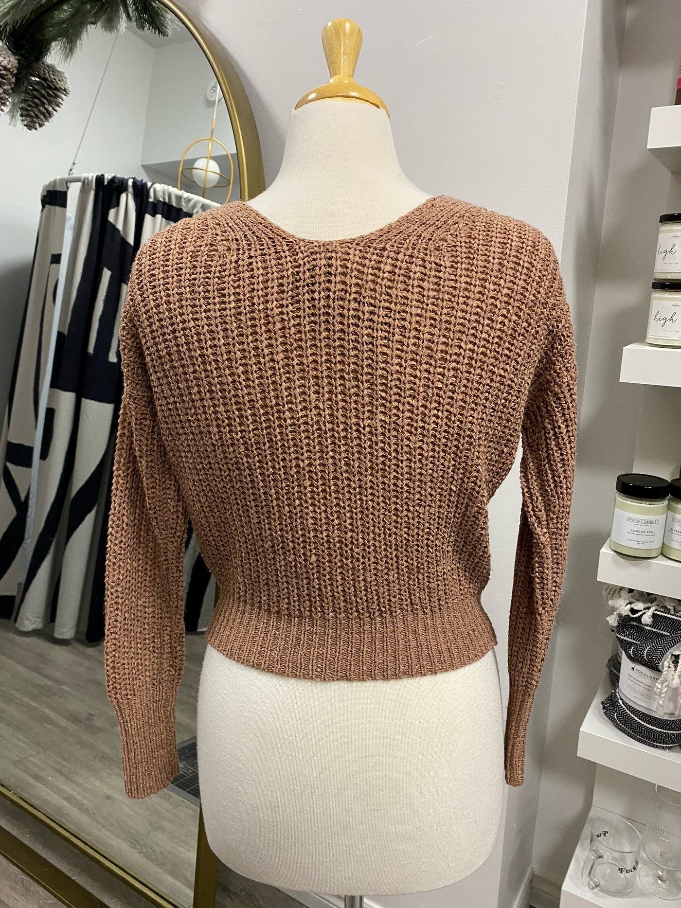 Pre-loved, Moon & Madison Knit Cardigan, Terracotta