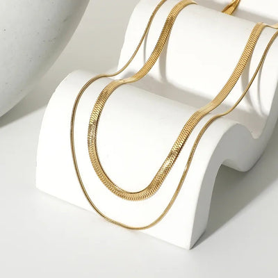 Wren, Double Layered Necklace