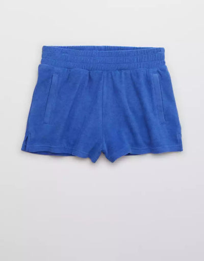 Pre-Loved, Aerie Terrycloth Shorts Blue *From Remi's Closet