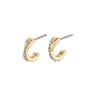 Anouk Crystal Earrings, Gold Plated (6758267125822)