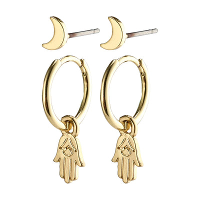 Nyla Earrings Set, Gold Plated (7013008146494)