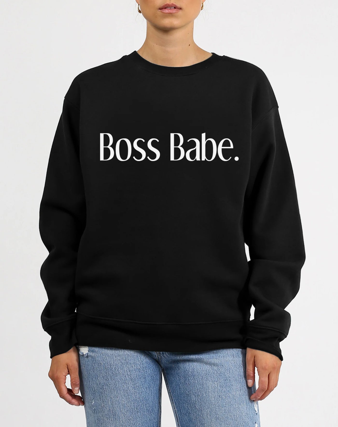 PRE-LOVED, Brunette the Label Boss Babe Sweatshirt