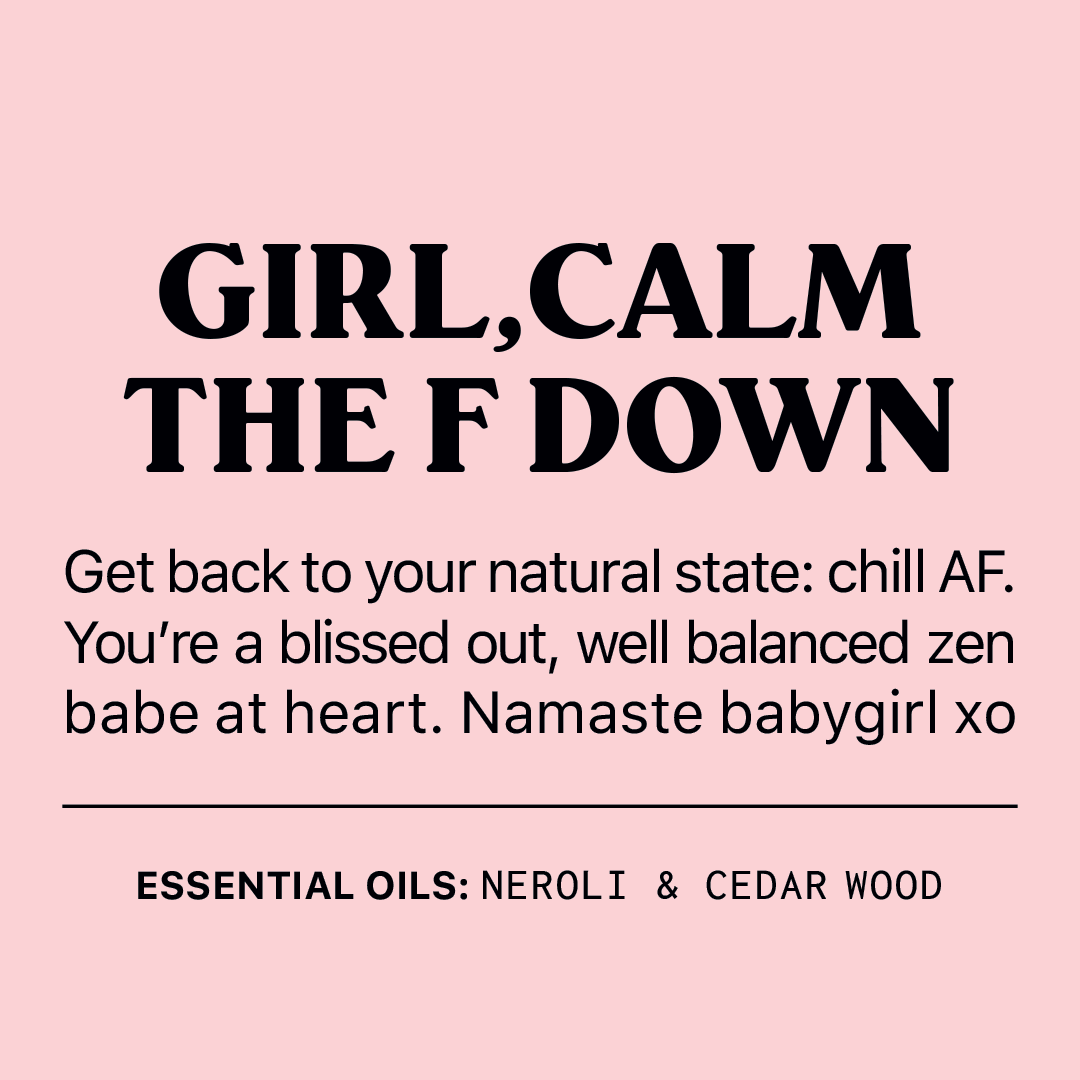 Essential Oil Roller, Girl Calm Down