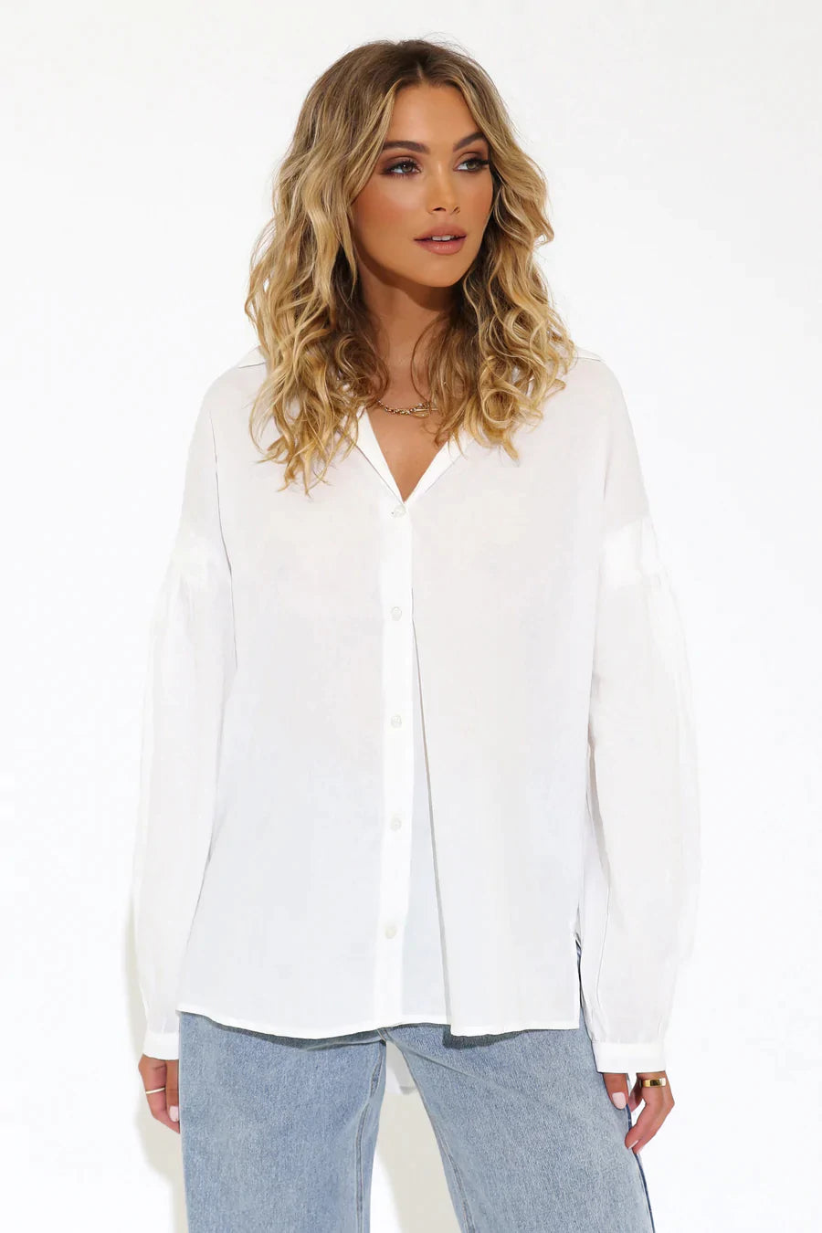 Pre-loved, Madison the Label Felicity Top, White
