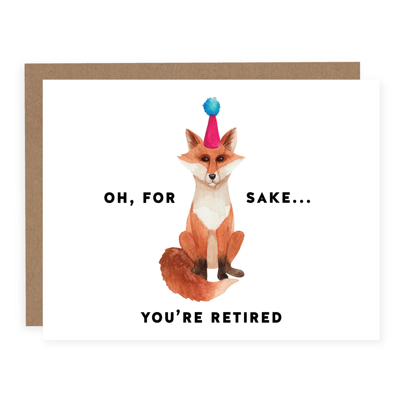 Fox Sake Retired, Card (6965031731262)