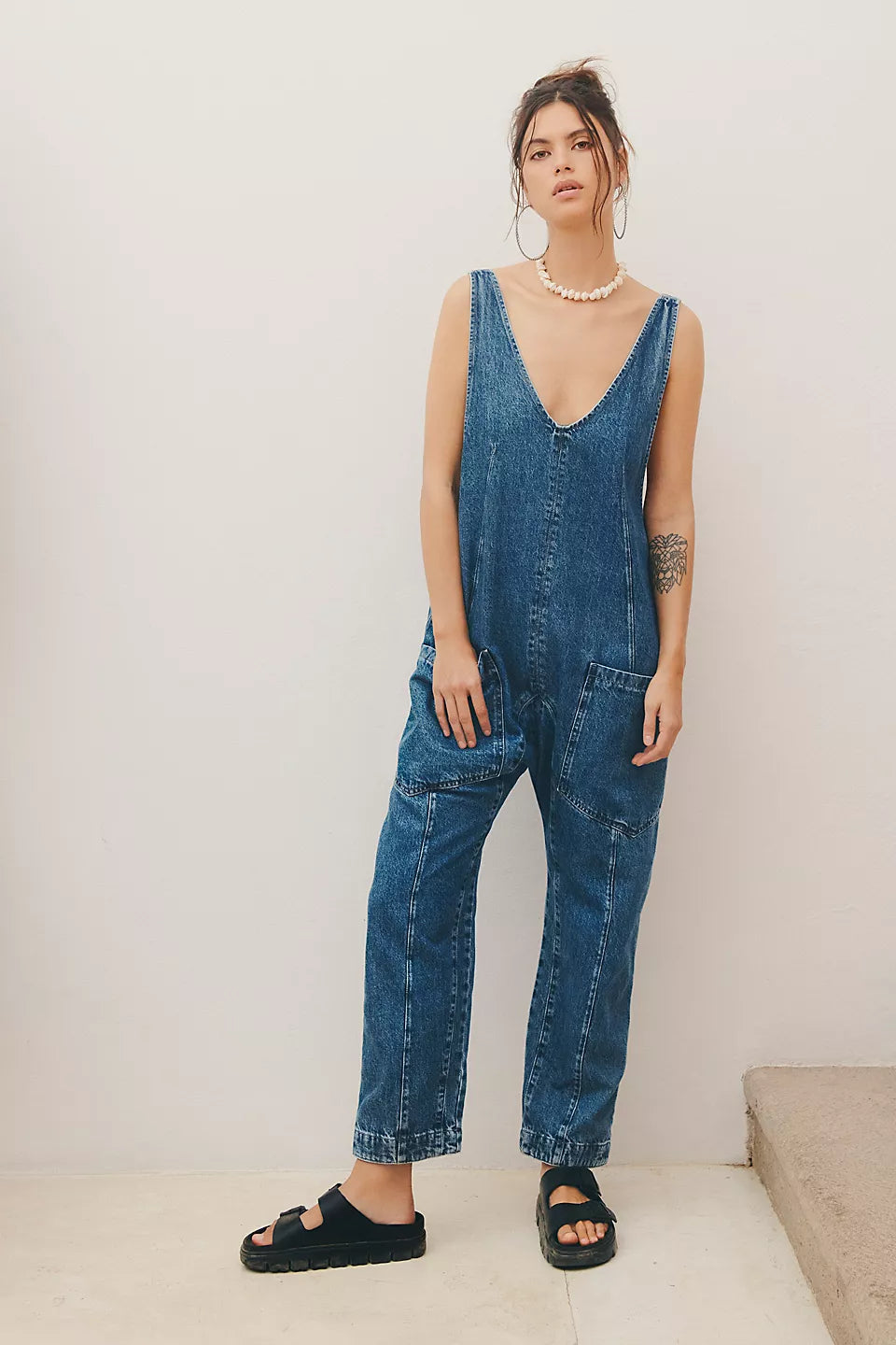 Free People, High Roller Jumpsuit, Sapphire Blue