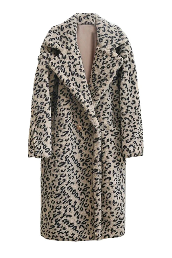 Pre-Loved Shady Lady Teddy Coat, Leopard