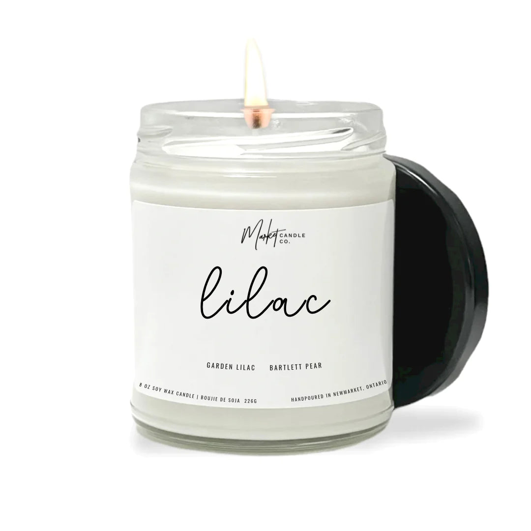 Candle, Lilac, White Label