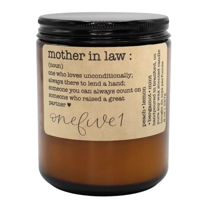 Candle, Soy, Mother in law, Definition