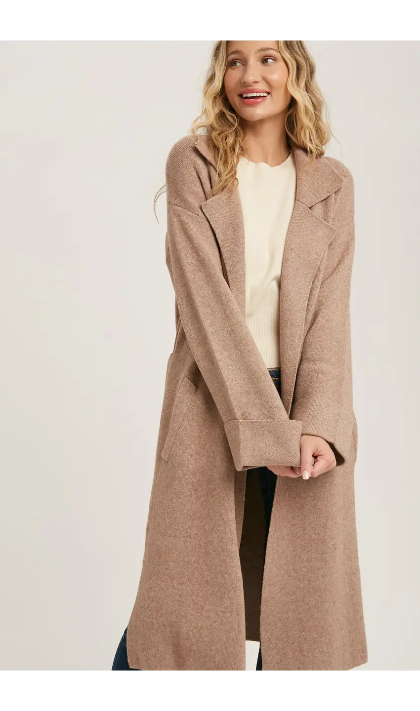 Mia Effortless Knitted Trench (7018507305022)