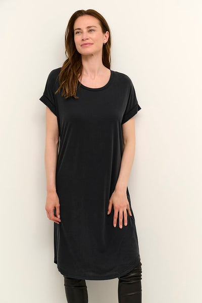 Culture, Kajsa T-Shirt Dress, Black Wash