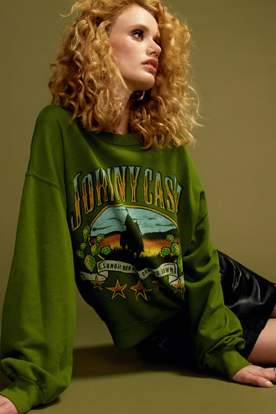 Daydreamer LA, Johnny Cash Sunday Morning Sweatshirt