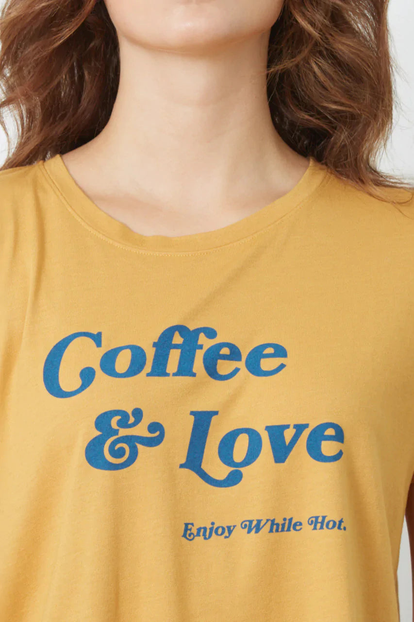 Pre-loved, good hYOUman, Coffee & Love Tee