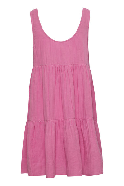 Ichi Foxa Beach Dress, Super Pink (last one)