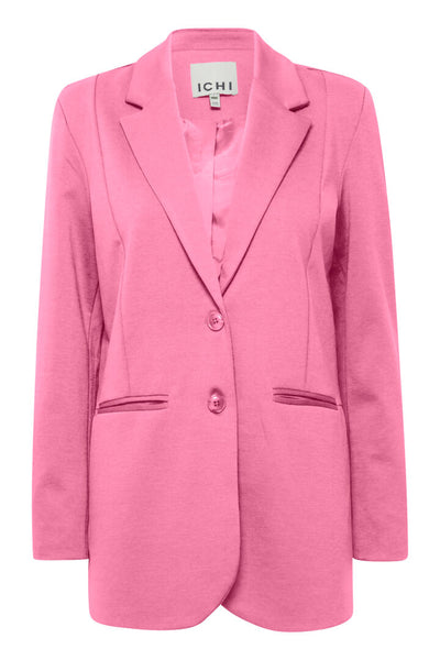 Ichi Kate Oversized Blazer, Super Pink