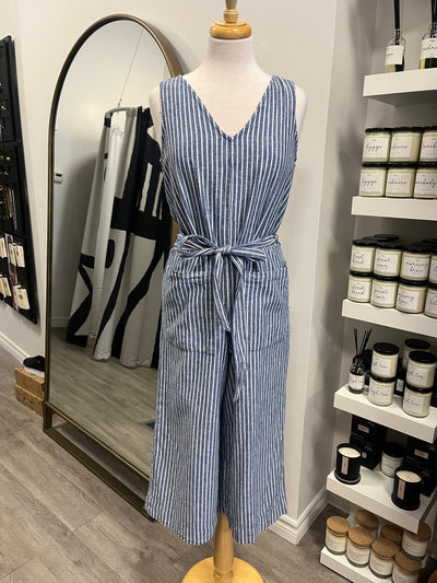 Pre-Loved, Striped Jumpsuit (From Michele's Closet)