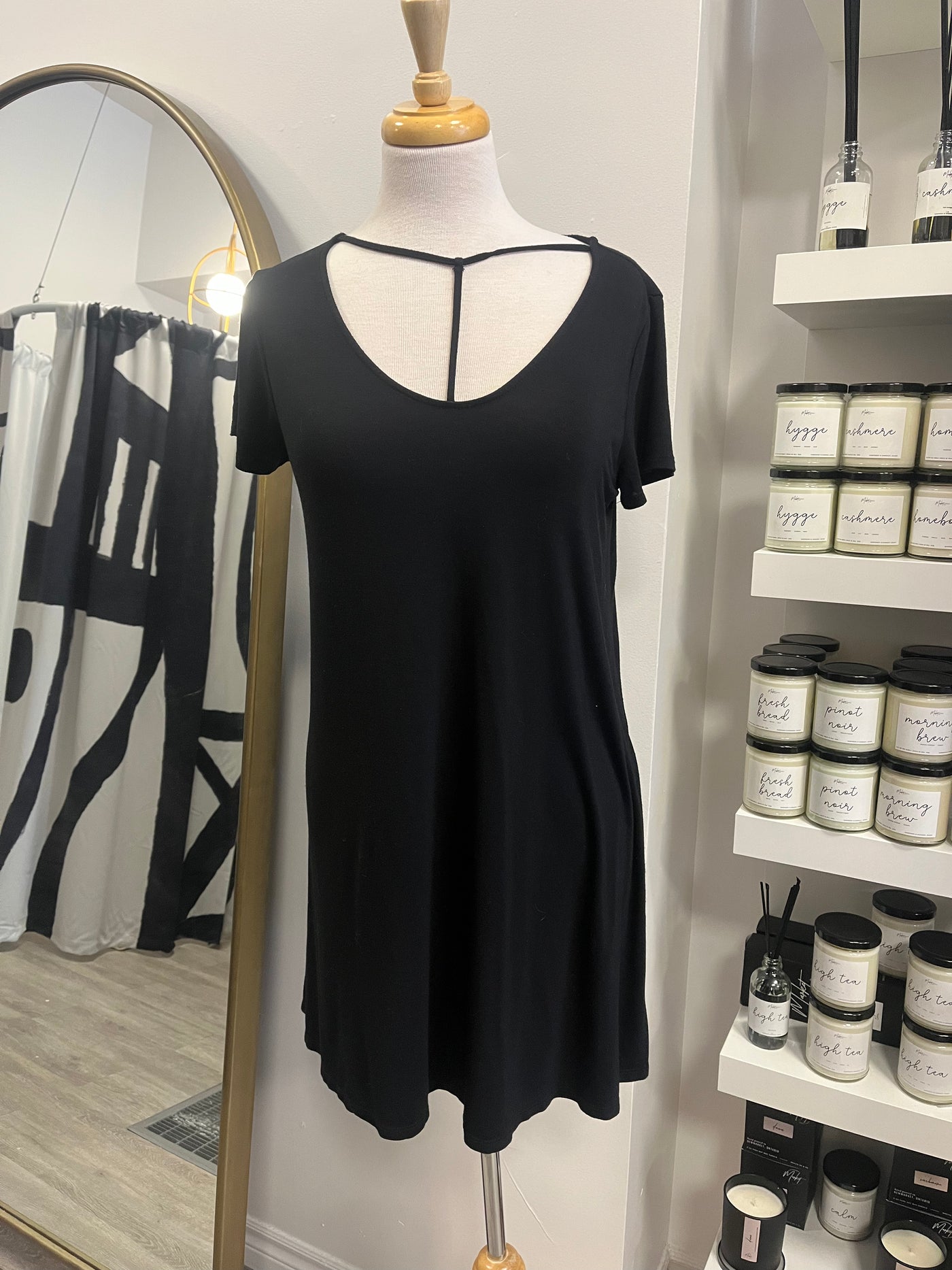 Pre Loved,  Black Jersey Dress (From Michele's Closet)