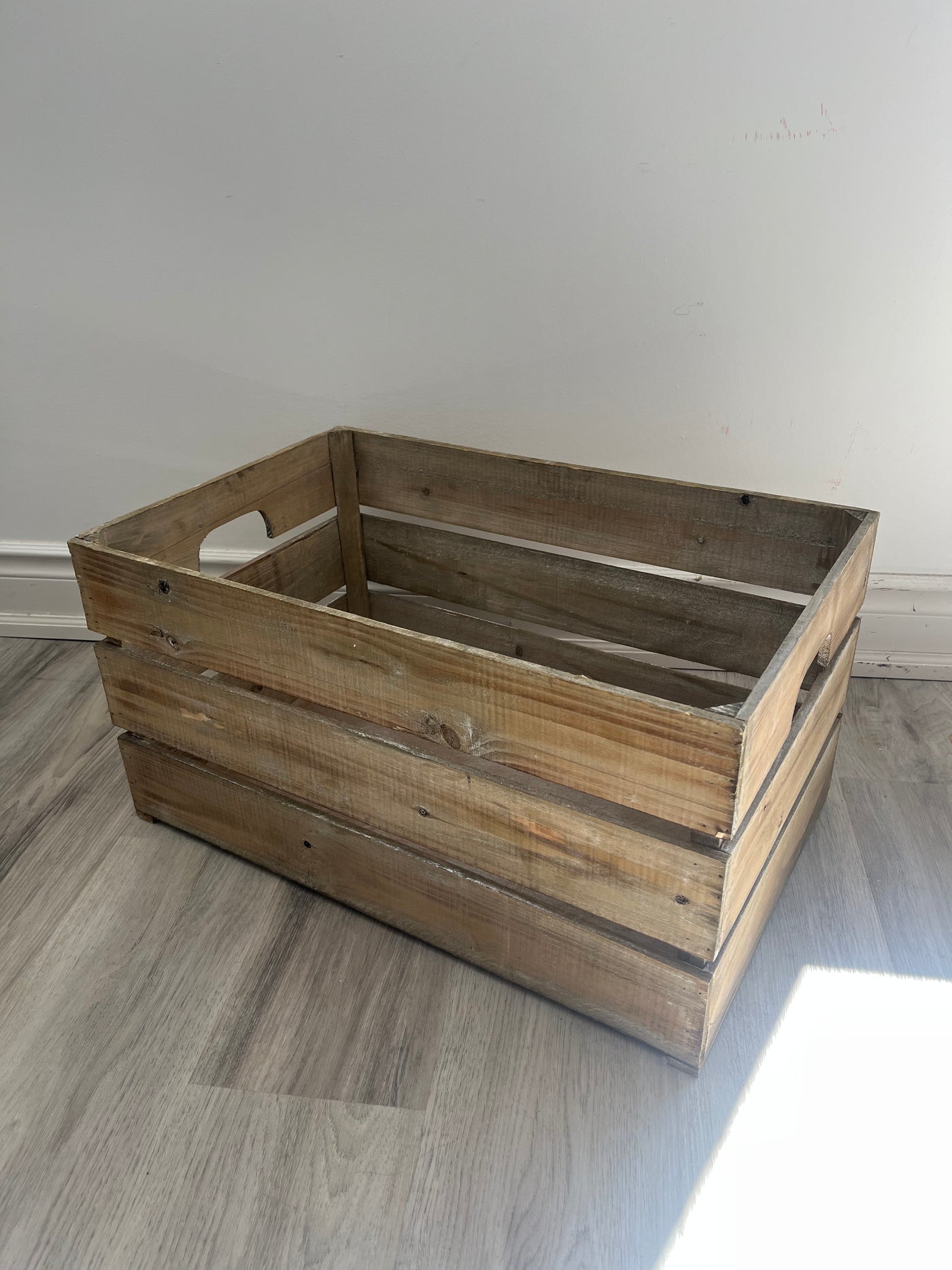 XL wood display crate