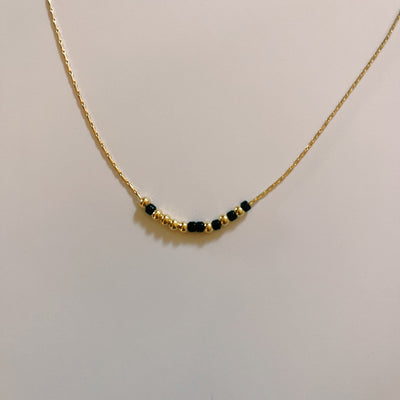 Morse Code Necklace, 18K Gold Plated, Various (6893525368894)