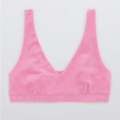 Pre-Loved, Aerie Terrycloth Bralette Pink *From Remi's Closet
