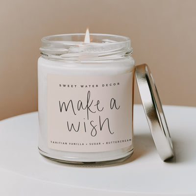 Make a Wish,  Soy Candle, 9 oz (6725680136254)